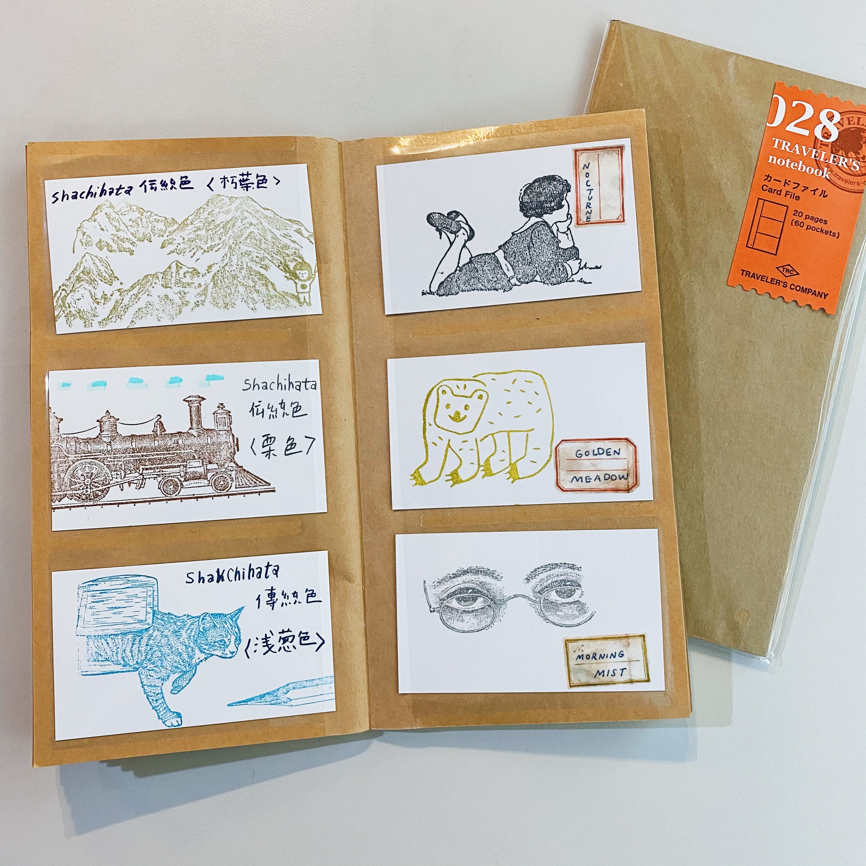 〔標準〕 028 卡片夾 拍立得收納本｜日本 Traveler’s Notebook