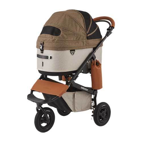 日本AirBuggy Dome3 Large 高級寵物手推車 20kg - 啡色 Cacao