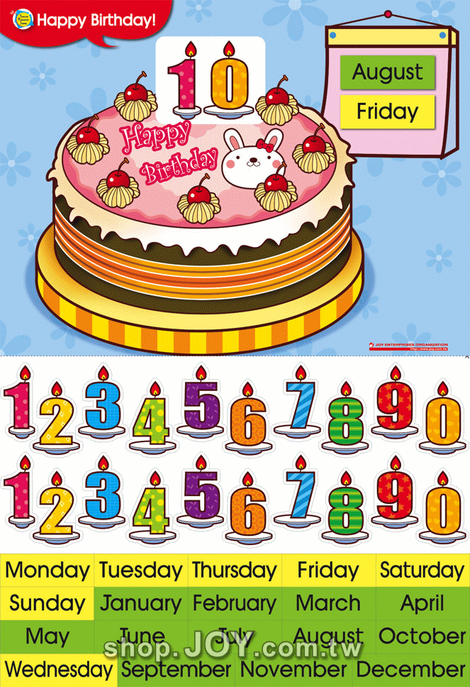 【教學遊戲海報 Teacher’s Mate】Happy Birthday