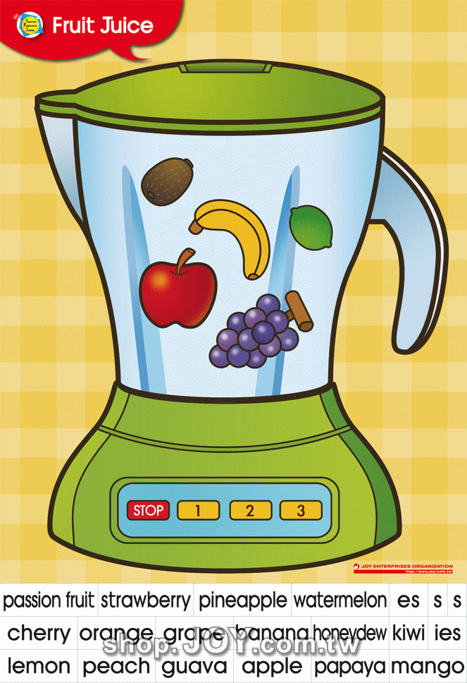 【教學遊戲海報 Teacher’s Mate】Fruit Juice