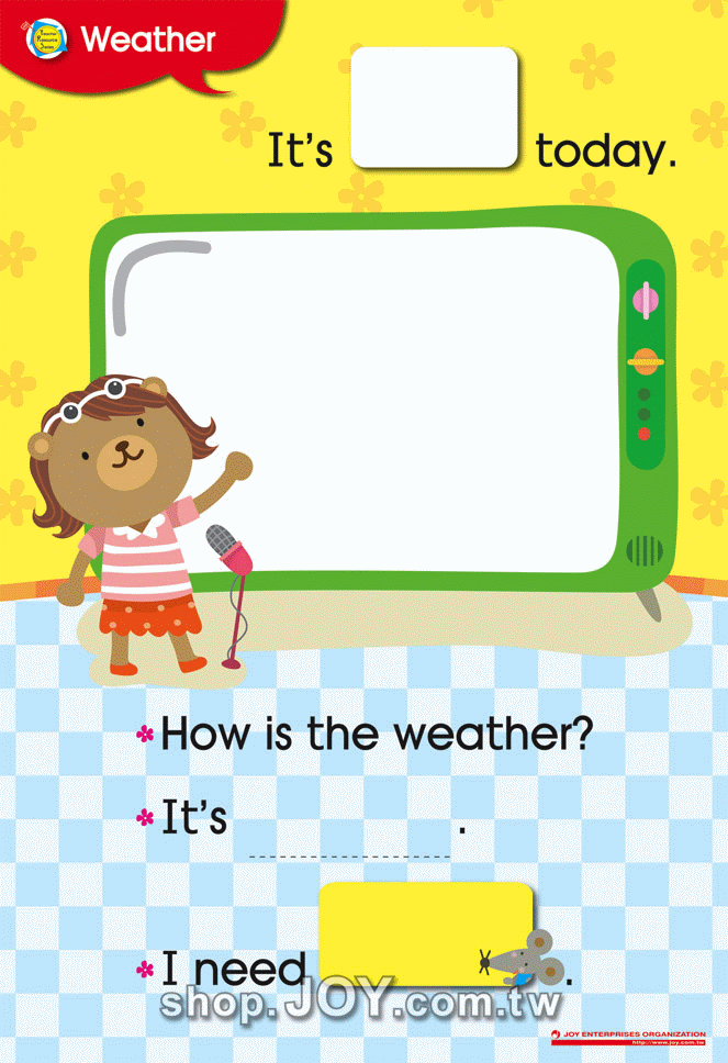 【教學遊戲海報 Teacher’s Mate】Weather