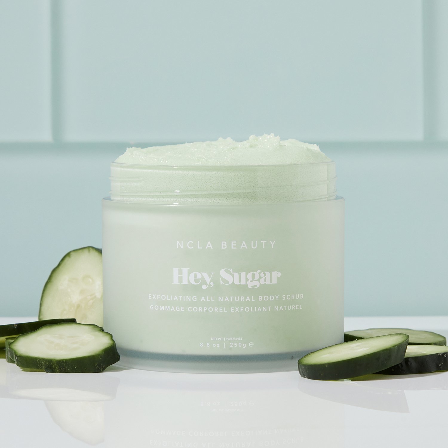 NCLA 素食成份天然身體磨砂膏 - 青瓜味