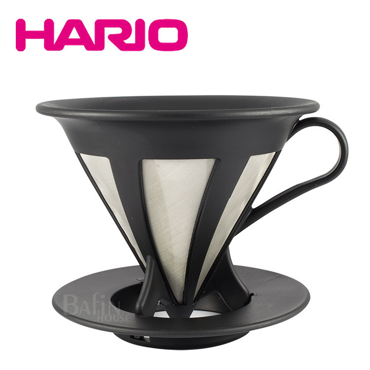 【HARIO】V60免濾紙黑色濾杯(CFOD-02B)