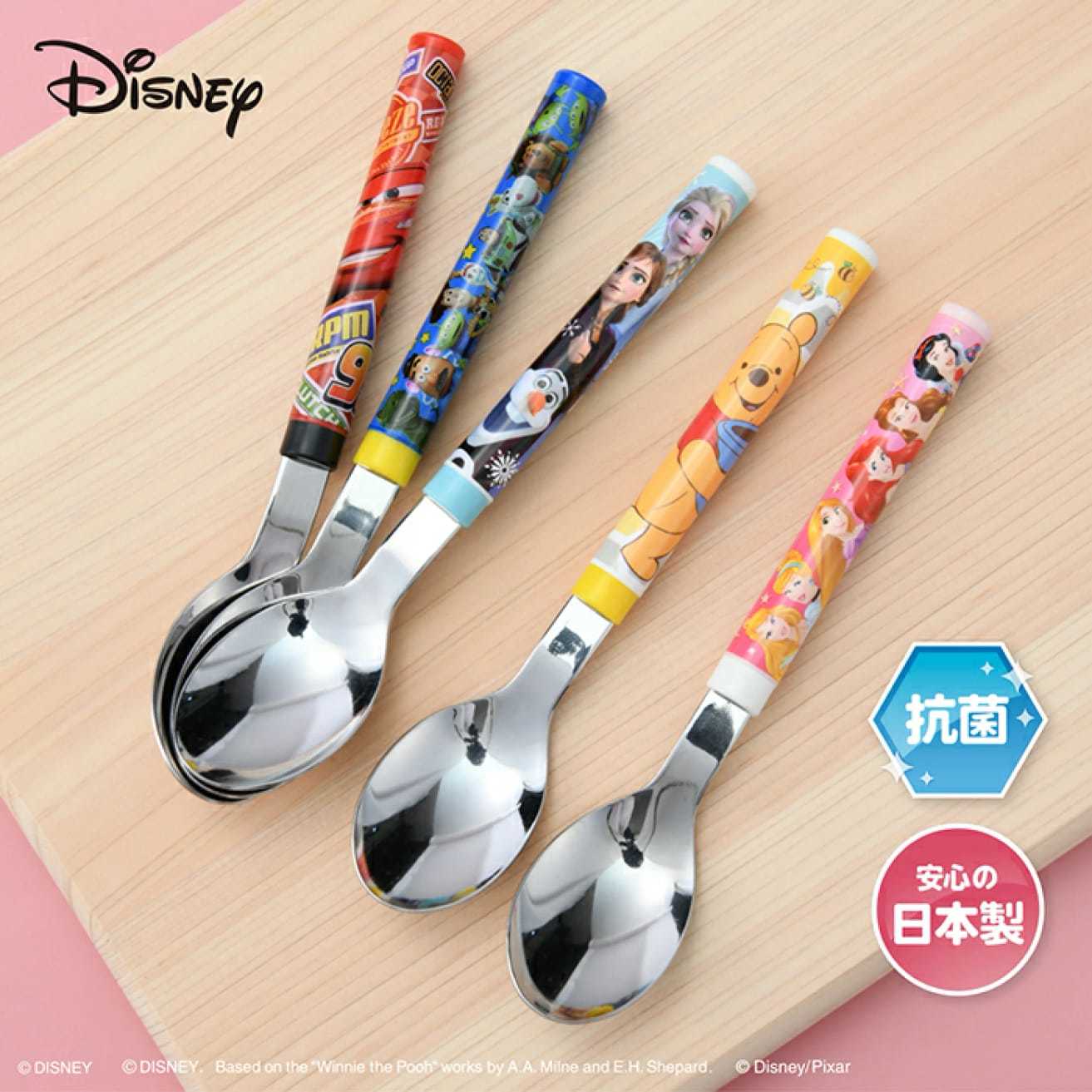 日本製Disney 兒童抗菌不鏽鋼餐具
