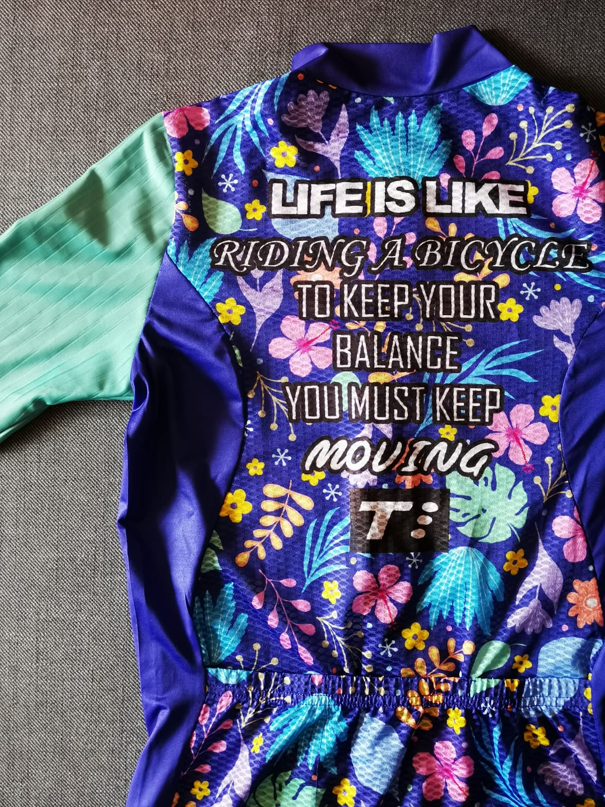 Technical03 Purple Floro Aero Cycling Jersey