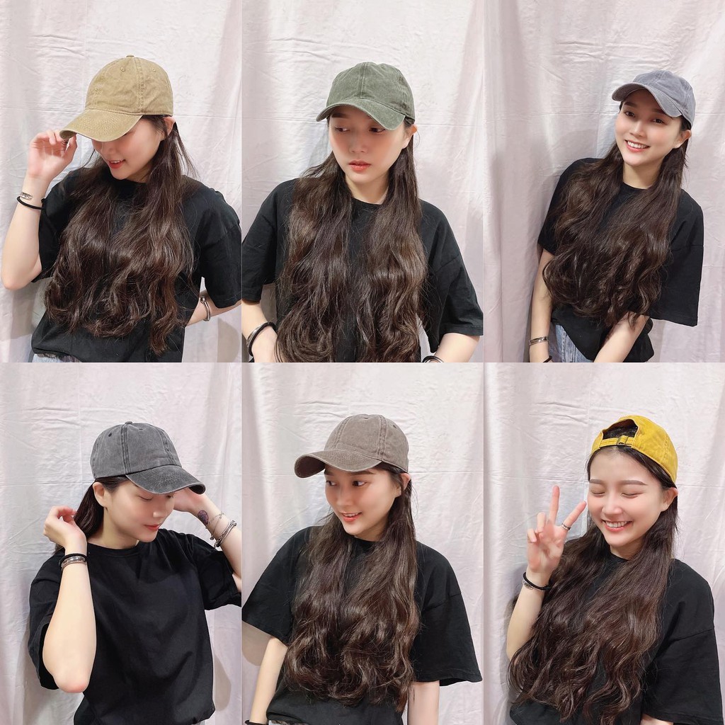 素面 復古 水洗 老帽 12色 現貨