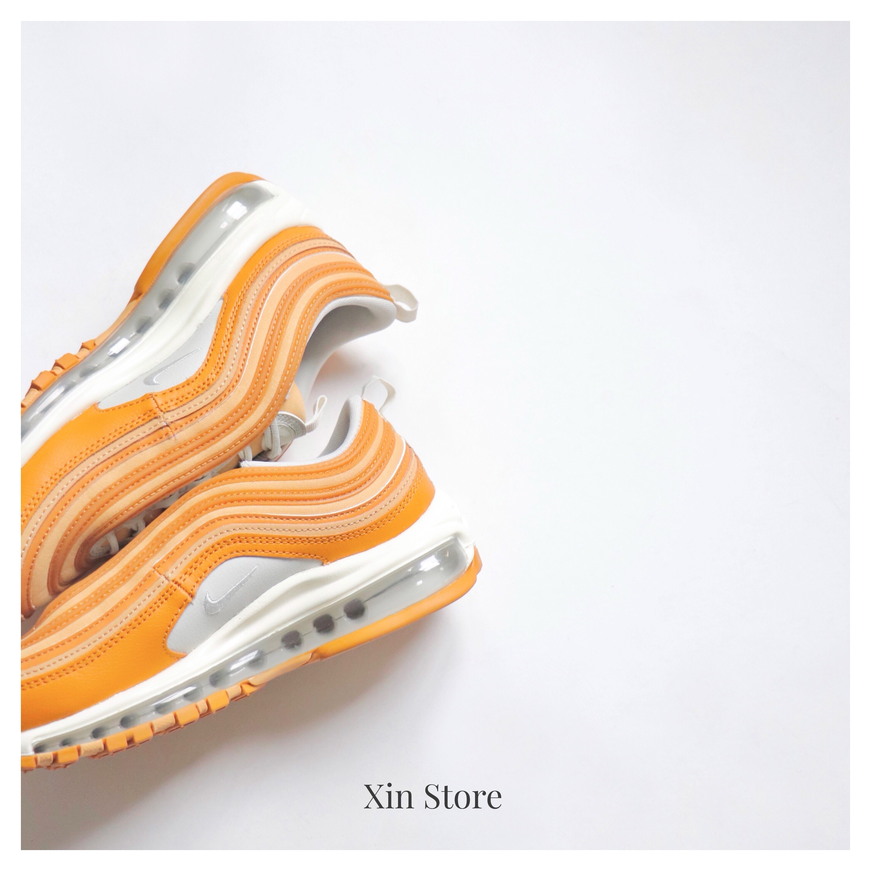 【現貨】Nike Air Max 97 反光 全氣墊 復古 增高 避震 慢跑鞋 小麥 焦糖 土黃