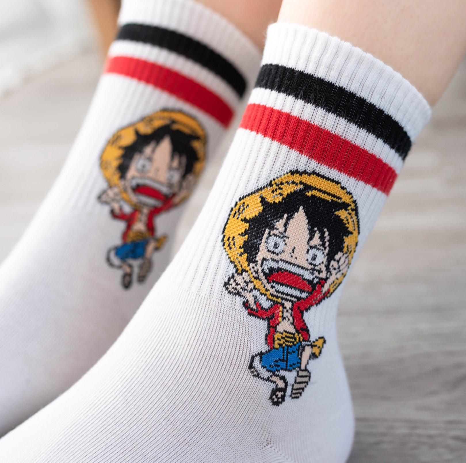 Kyoot Socks | Monkey D'Luffy One Piece Anime Socks