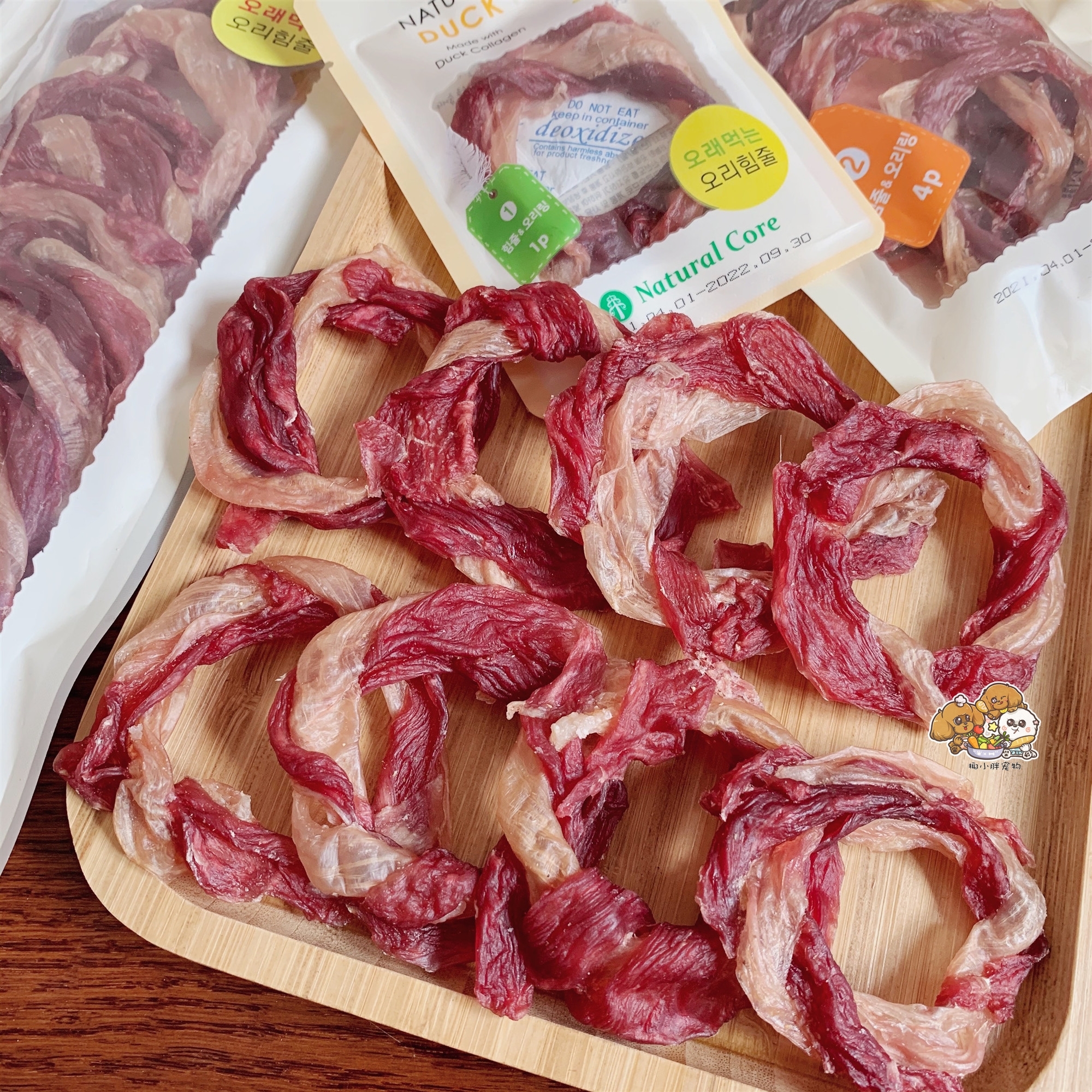 韩国NATURAL CORE鸭筋缠鸭肉圈