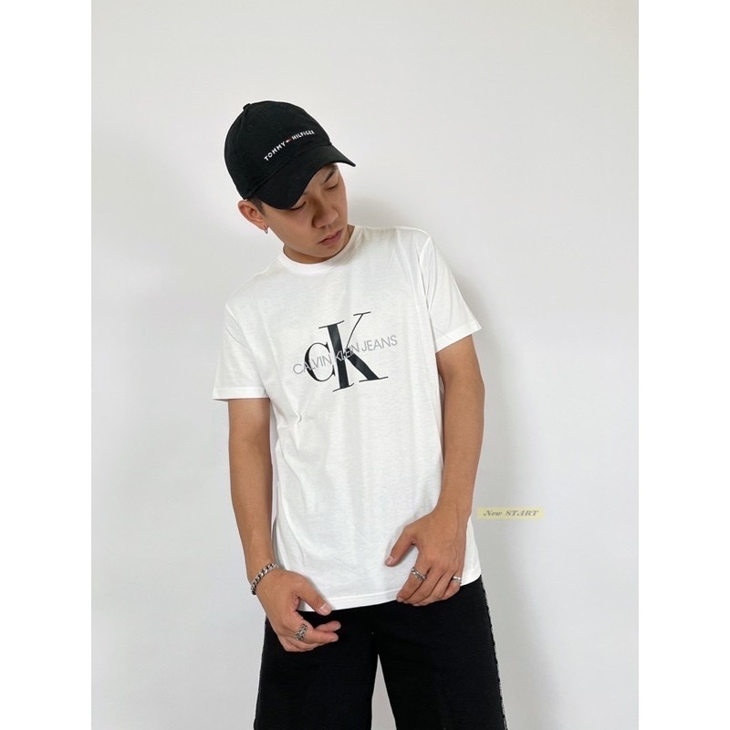 Calvin Klein 經典大CK Logo 短袖T恤 短T