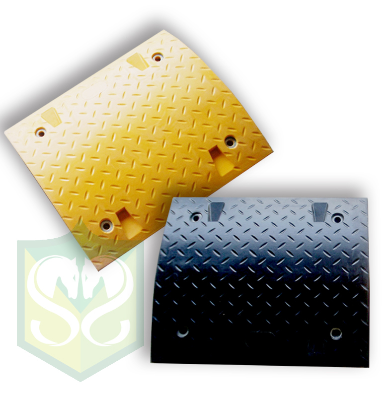 Road arch (Black / Yellow) with  Screws  (500 x 430)