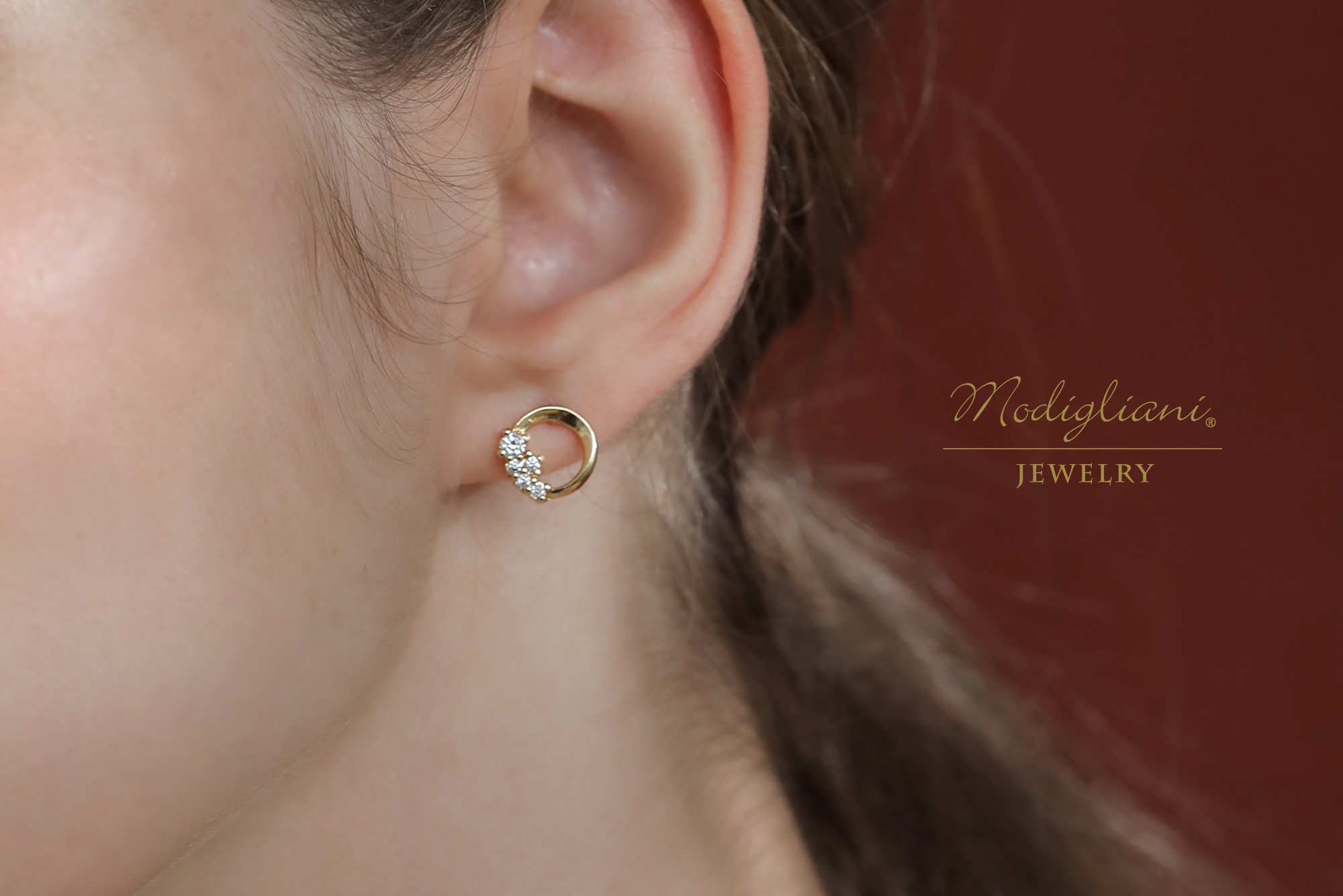 黃銅飾品,黃銅,氣質,18k金,精緻,耳環,貼式耳環,鋯石,小巧,百搭