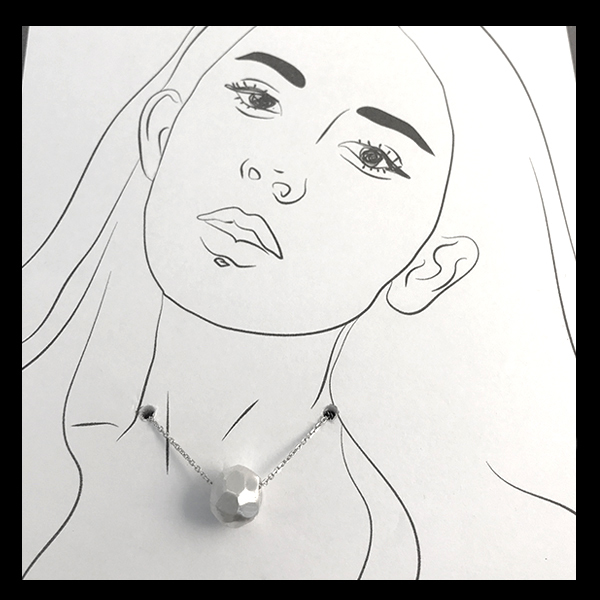 寶石自己做，做一顆角面寶石 石頭墜飾示範