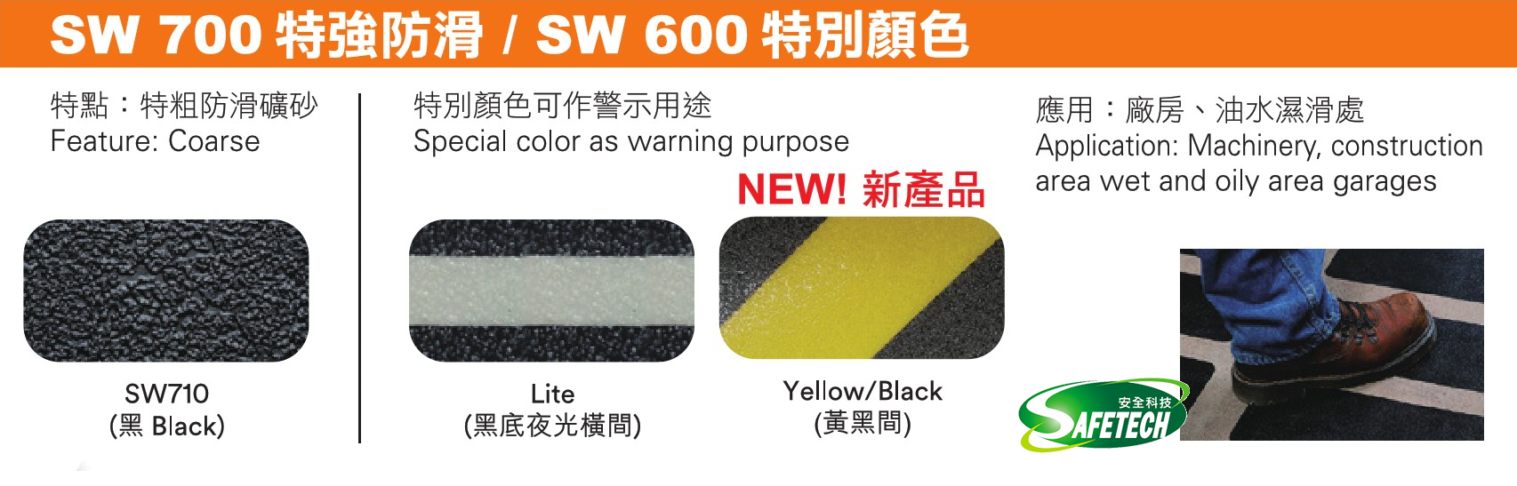3M Safety-Walk Slip Resistant Materials SW700