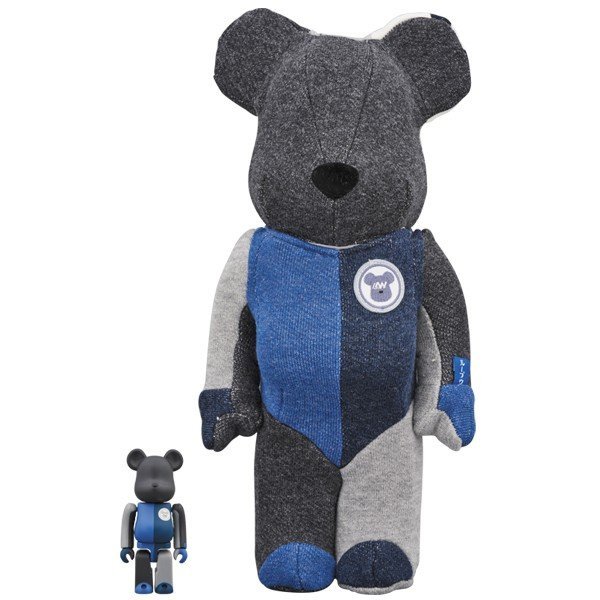 【 BE@RBRICK | 100%+400% LOOPWHEELER 】