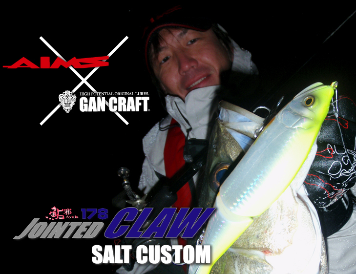 GANCRAFT JOINTED CLAW 178S SALTWATER CUSTOM LURE