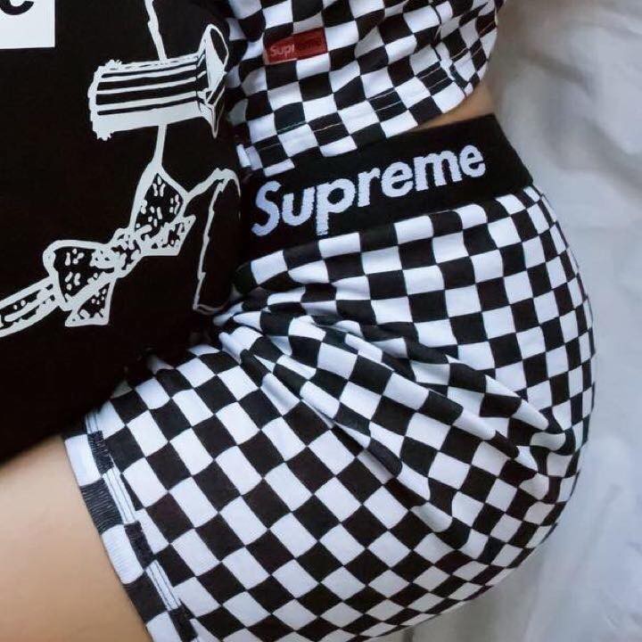 Supreme x Hanes Boxer Briefs 棋盤格 內褲 單件