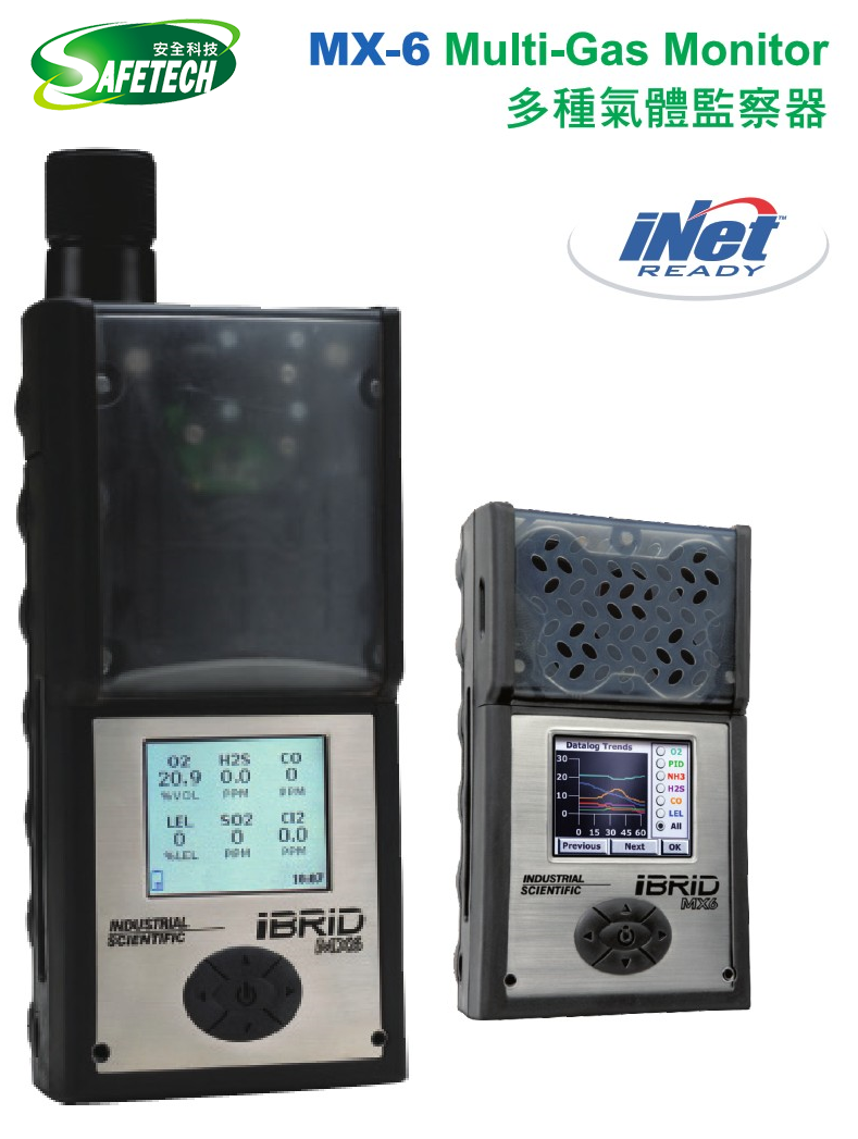 ISC MX-6 Multi Gas Detector