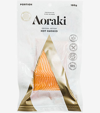 庫克山冰河熱燻帝王鮭魚 (180g)