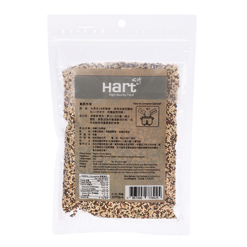 哈特 有機三色藜麥 300g [食用日期︰1/12/2027]
