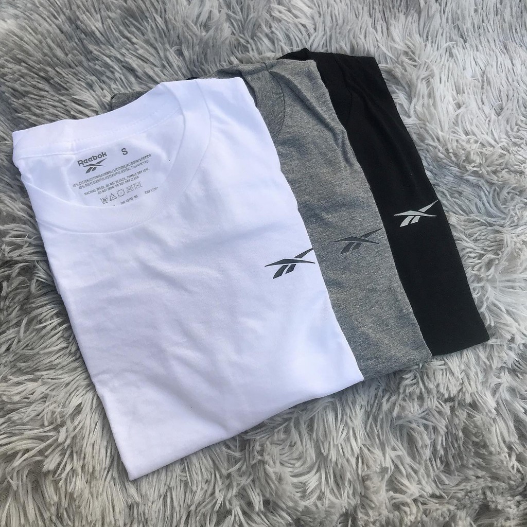 Reebok胸前小logo素tee 三色/黑色 一包不拆賣！