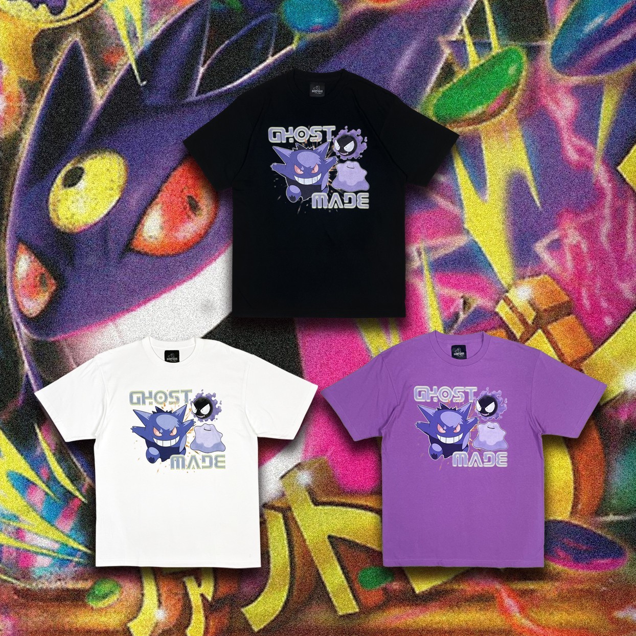 GHOST MADE 限定款 耿鬼 百變怪 寶可夢 神奇寶貝 短袖 T GHOST MADE