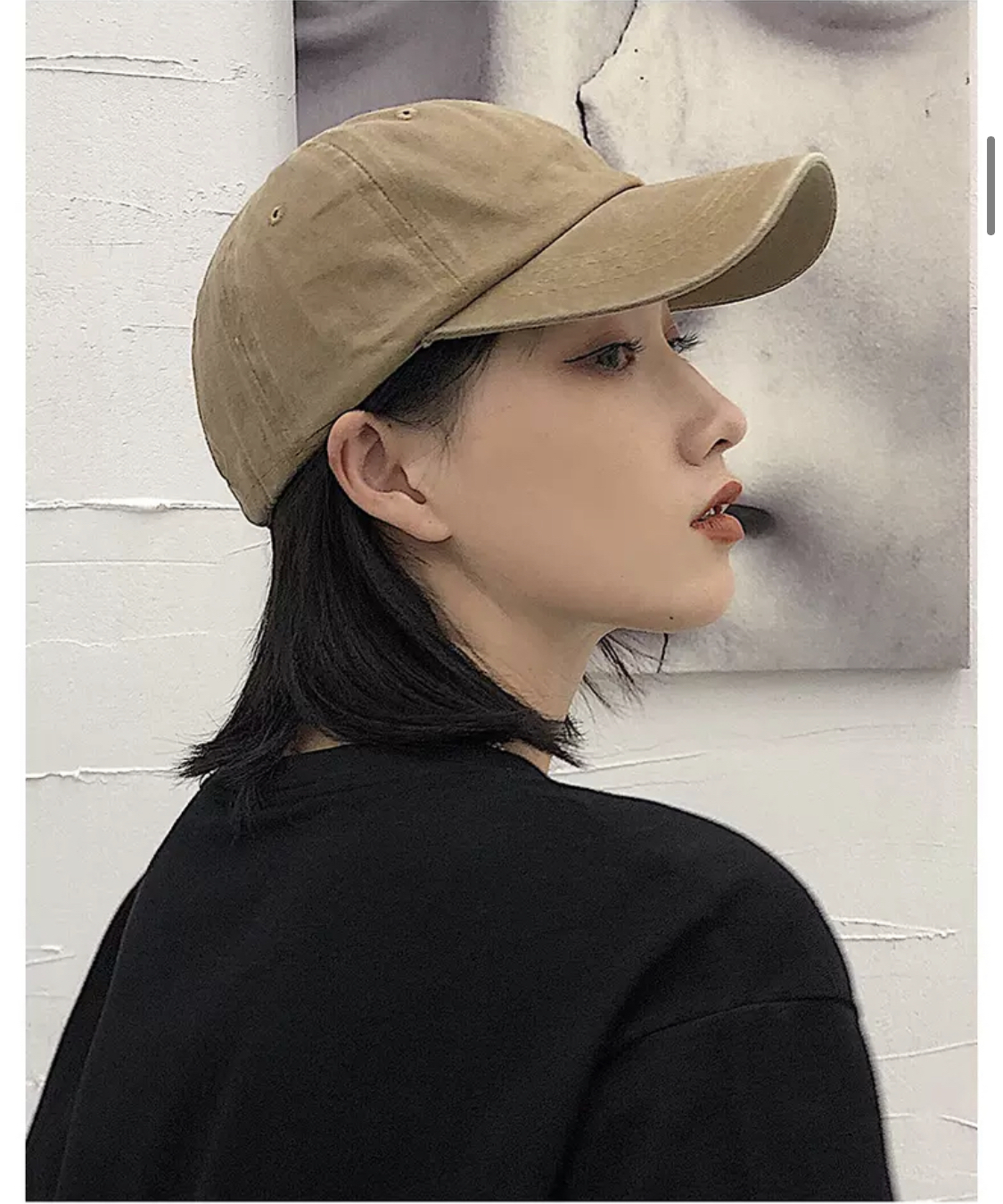 質感水洗做舊 素面 老帽 情侶款 百搭 男女 穿搭