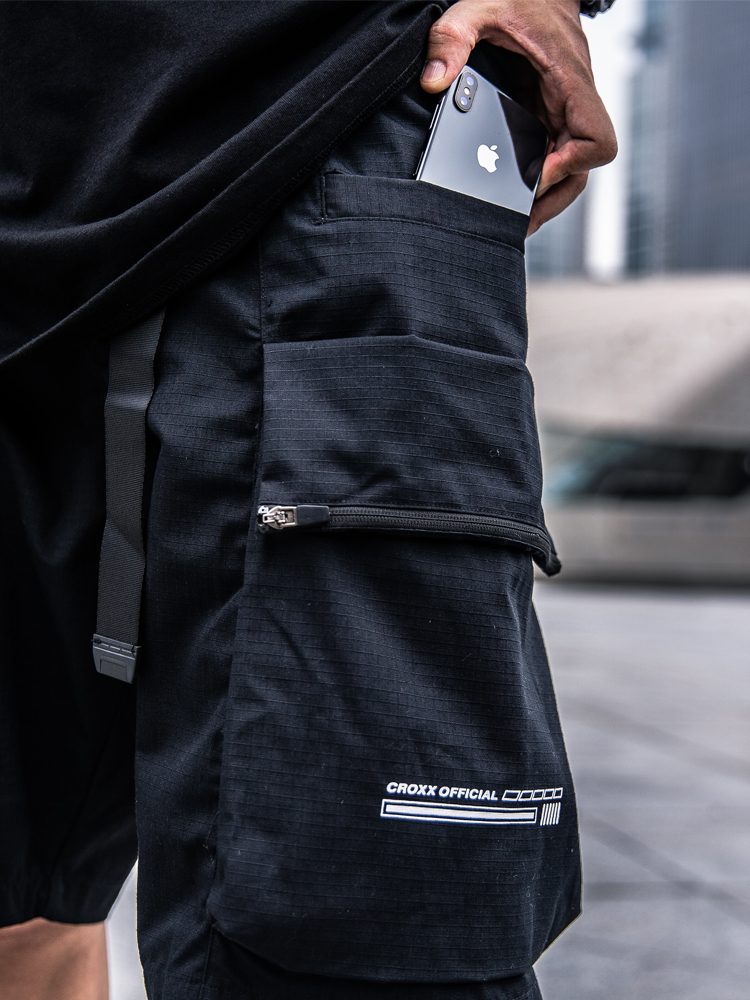 抗撕裂多袋機能軍事五分褲