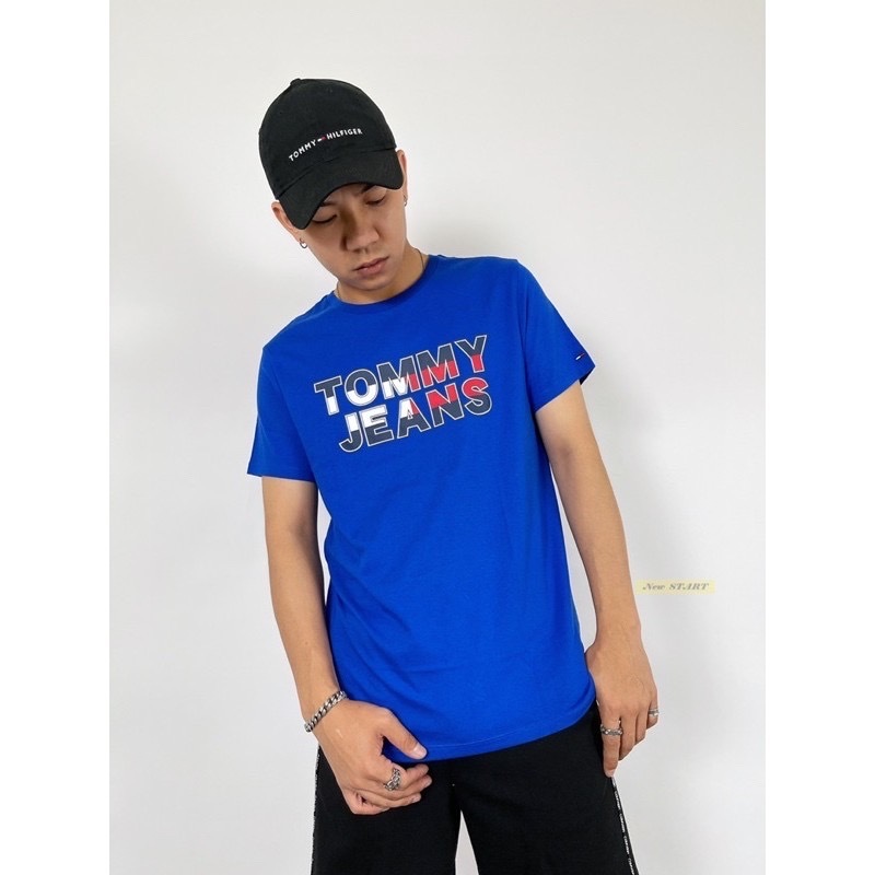 Tommy Jeans 經典配色大字母 短袖T恤 短T