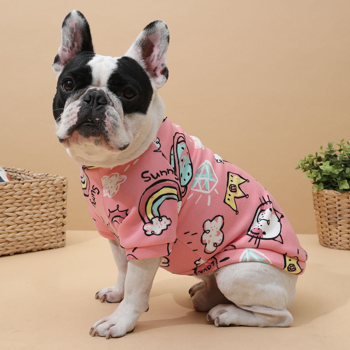 可爱动物图案卫衣