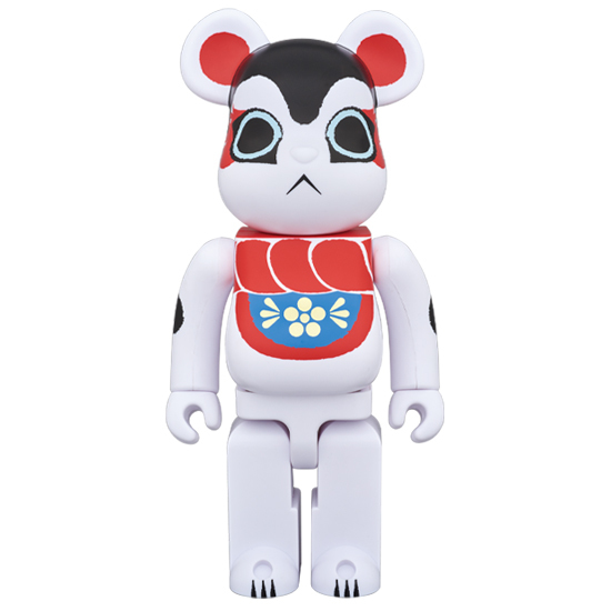 【 BE@RBRICK | 400% 鄉土玩具 - 白 】
