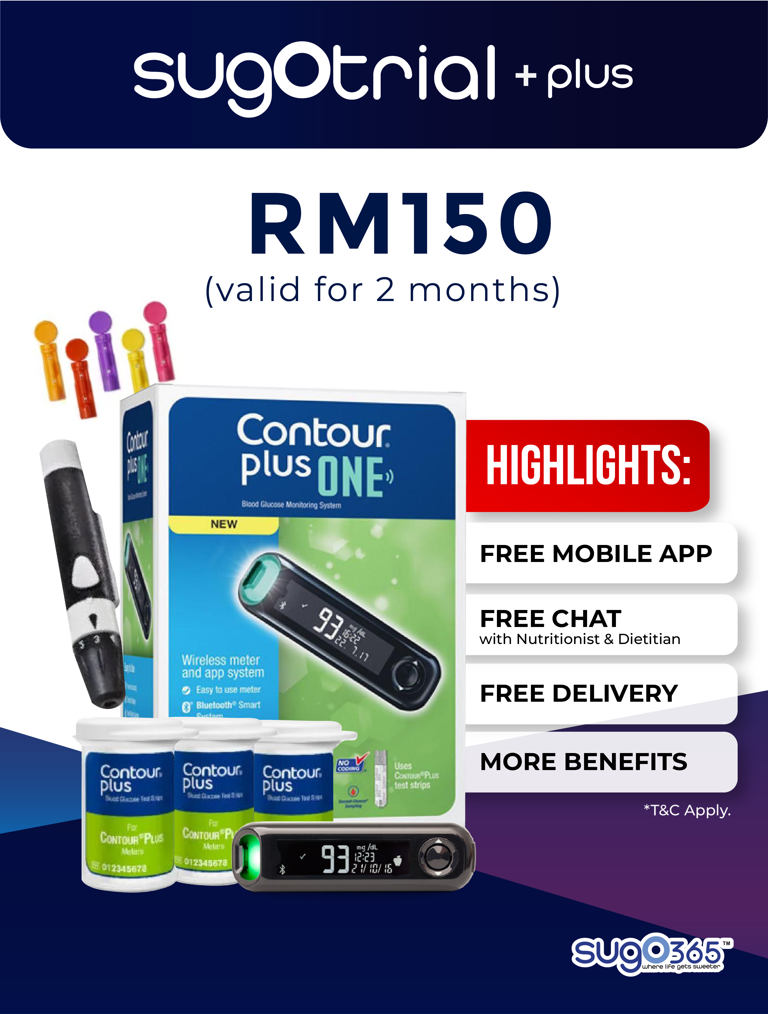 kencing manis, glucose test strips subscription, contour plus test strip, glucose strip, diabetes control, sugar level