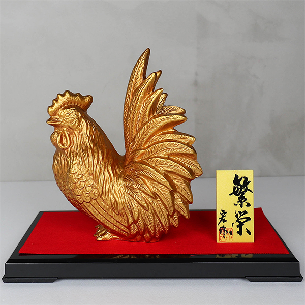 【高岡銅器】十二支 雞