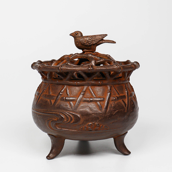 【村田宏】竹籠 香爐