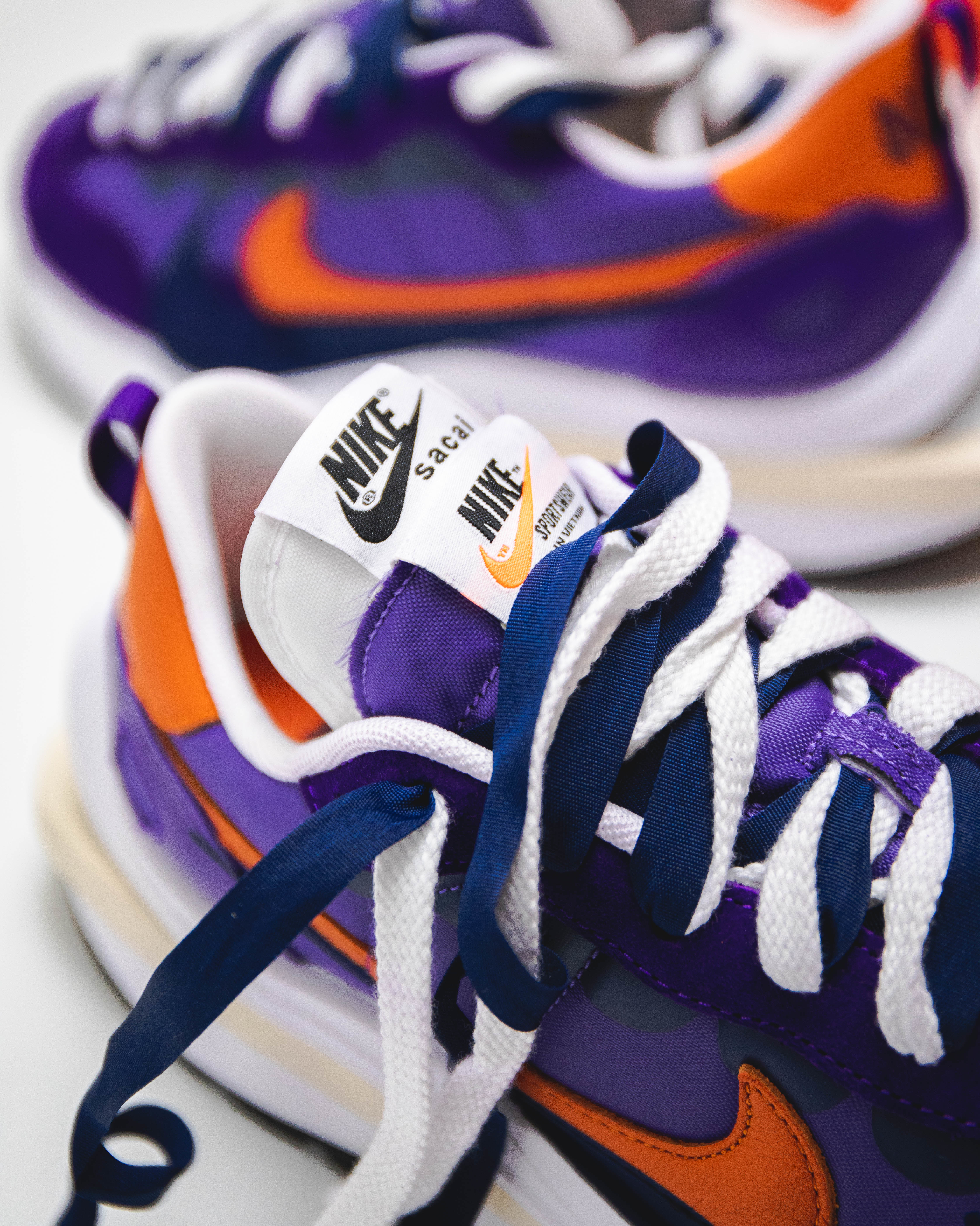 SACAI × NIKE VAPOR WAFFLE \"DARK IRIS\" 28 Sacai X VaporWaffle 'Dark Iris' - Nike - DD1875 500 - dark