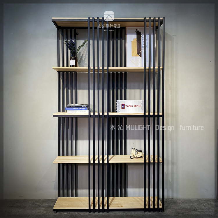 台灣製-靜謐格欄實木置物層架|可訂製