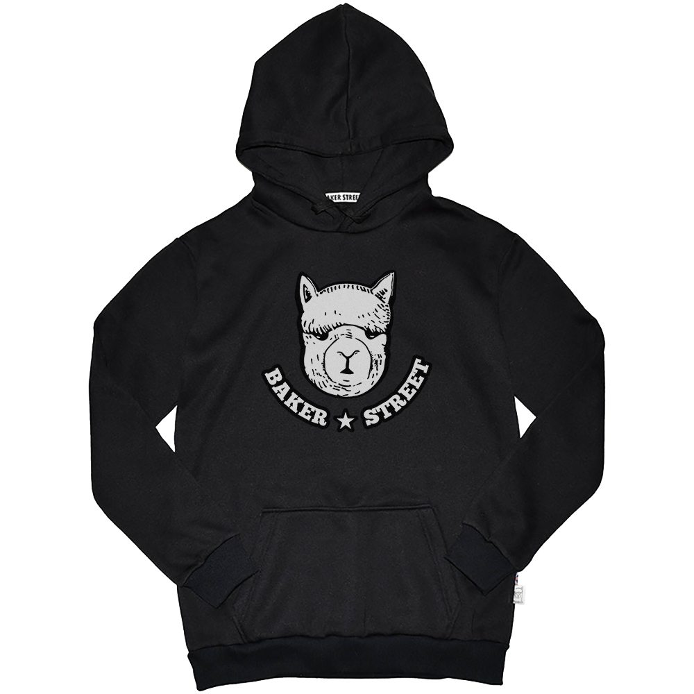 BKSTalpaca 羊駝星星 高磅數長袖帽T