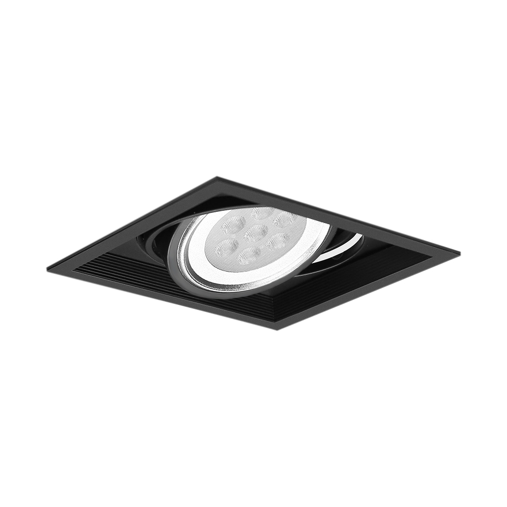 AR111 細邊框盒燈 (單燈) 9W 黑色