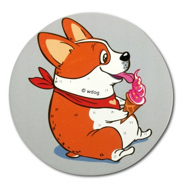 【汪來汪趣 wdog】柯基 陶瓷吸水杯墊