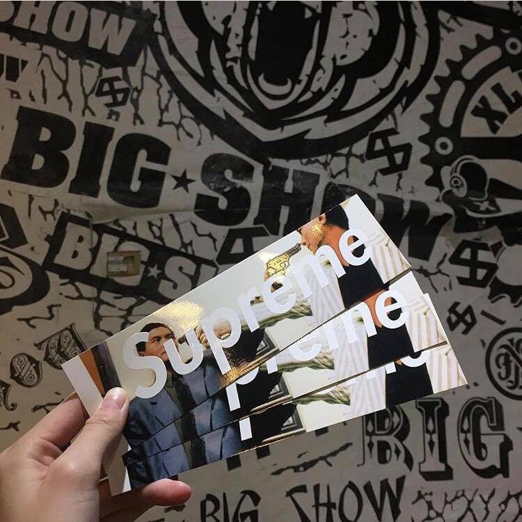 SUPREME 周潤發 貼紙 保證正品