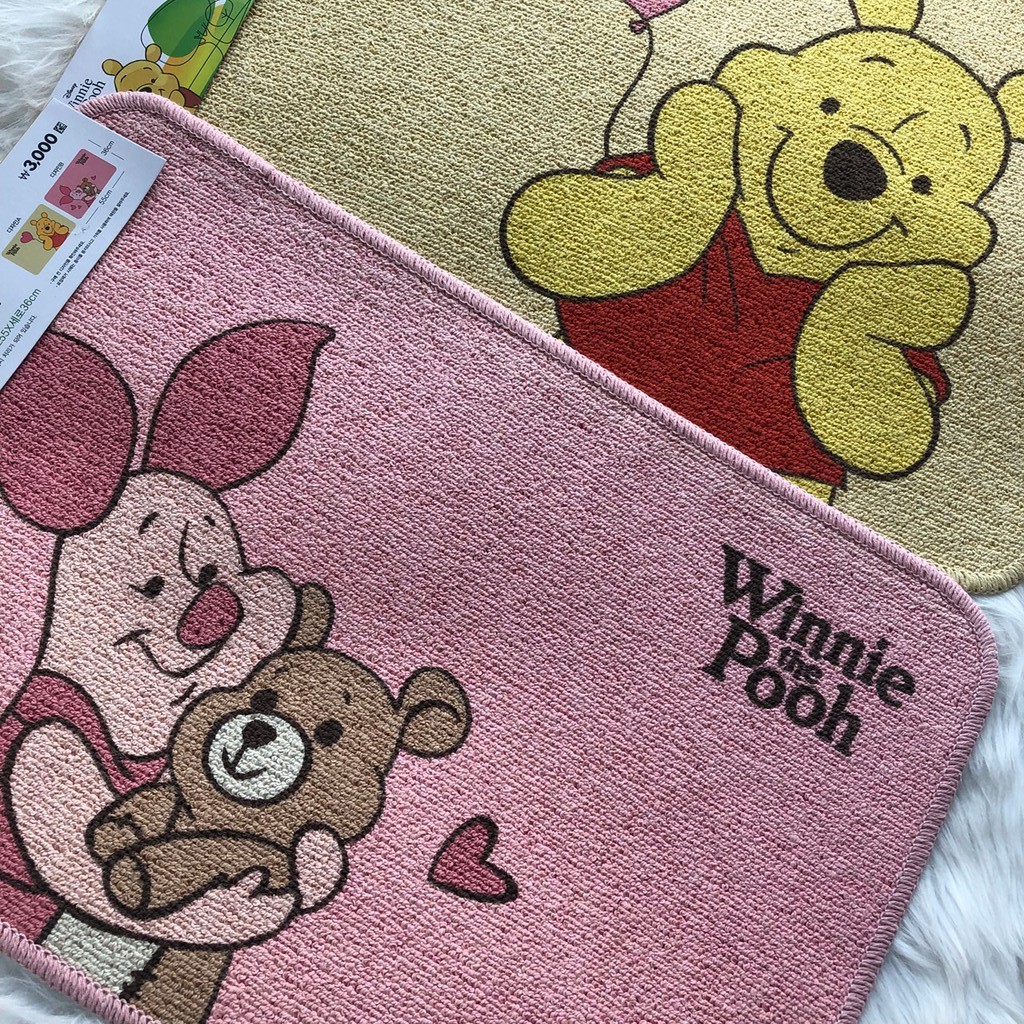 韓國 小熊維尼 腳踏墊