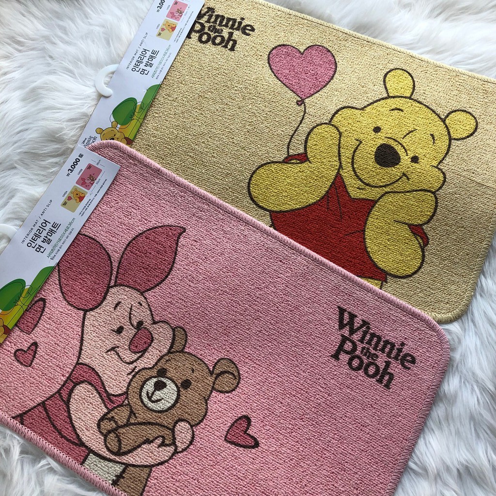 韓國 小熊維尼 腳踏墊