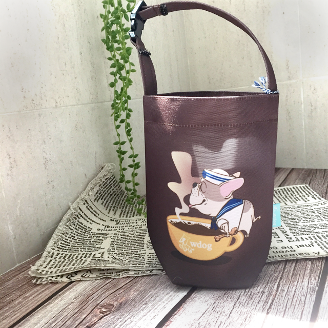 【汪來汪趣 wdog】法鬥喝咖啡 萬用小提袋
