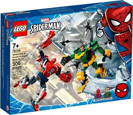 LEGO Marvel Superheroes 76198: Spider-Man & Doctor Octopus Mech Battle