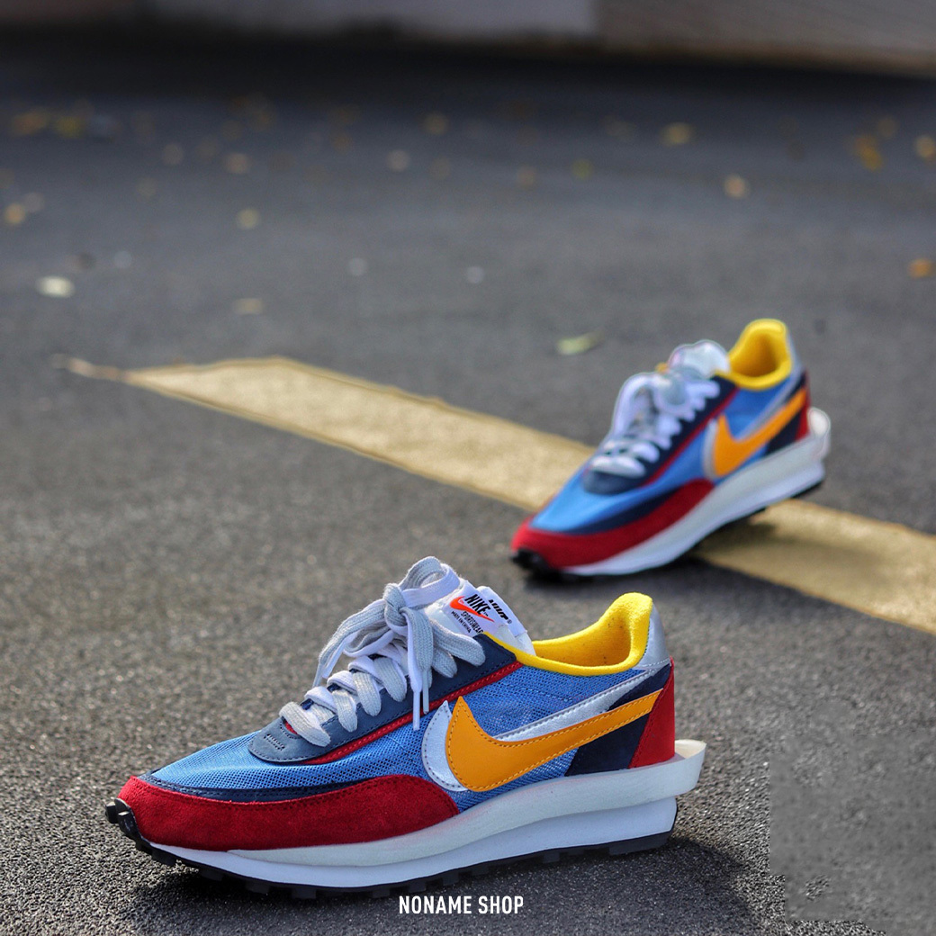 NIKE LD Waffle Sacai Blue Multi 解構雙勾藍紅