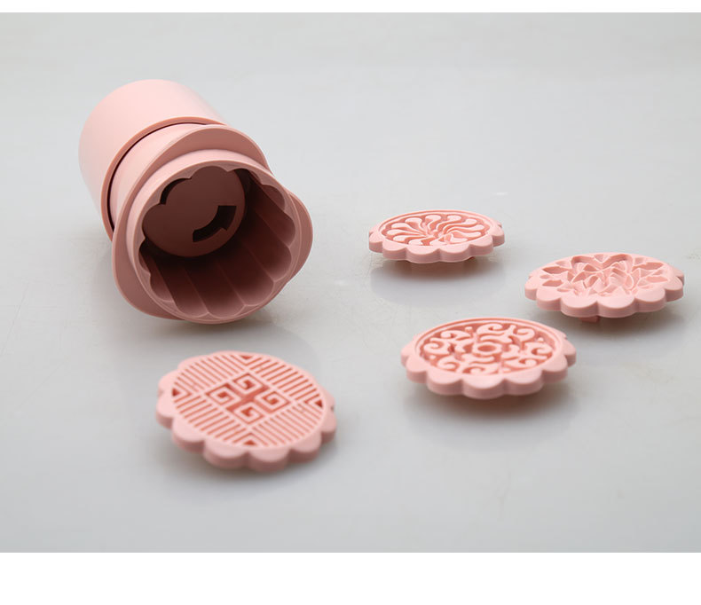 【4pcs ❀ 50g Unopan Mooncake Mould】 moon cake plunger type 屋诺精美月饼模具冰皮模具套装 4件套 BS BAKERY SHOP
