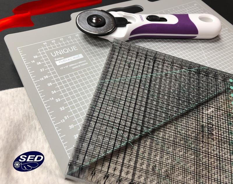 『UNIQUE』輪刀、三摺疊切割墊、摺疊式定規尺 【優惠套組】