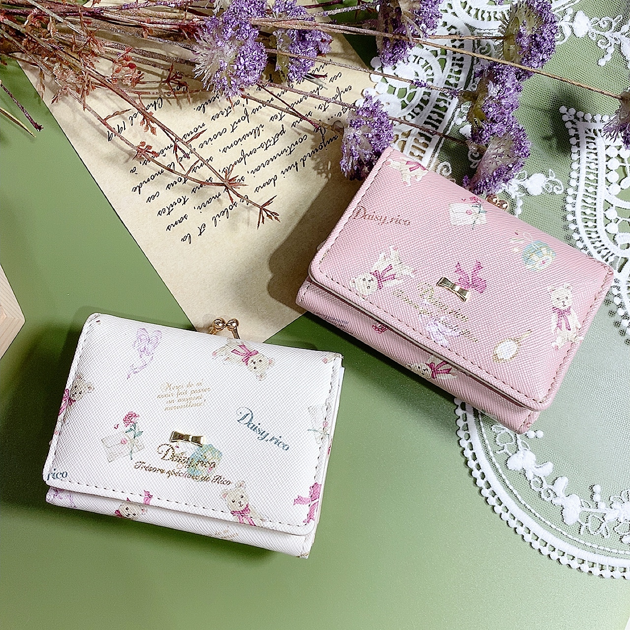 Daisy Rico日本熊仔短銀包(2色)