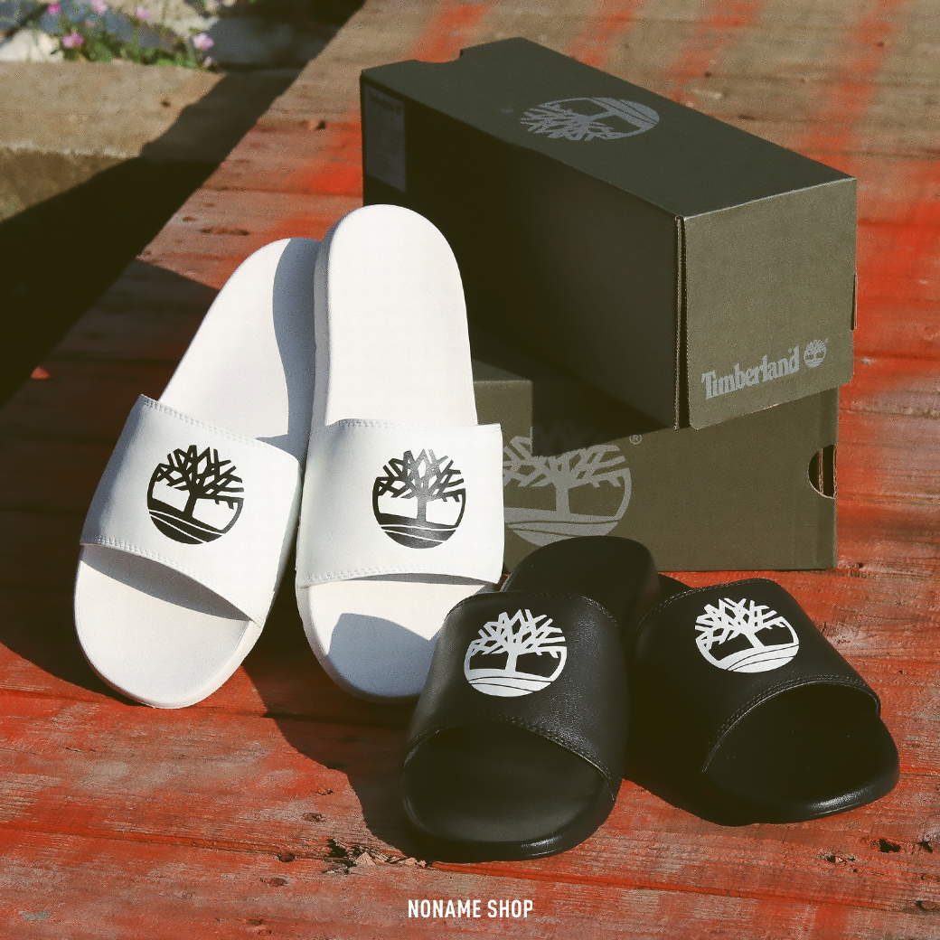 TIMBERLAND 基本款 大LOGO 拖鞋 兩色