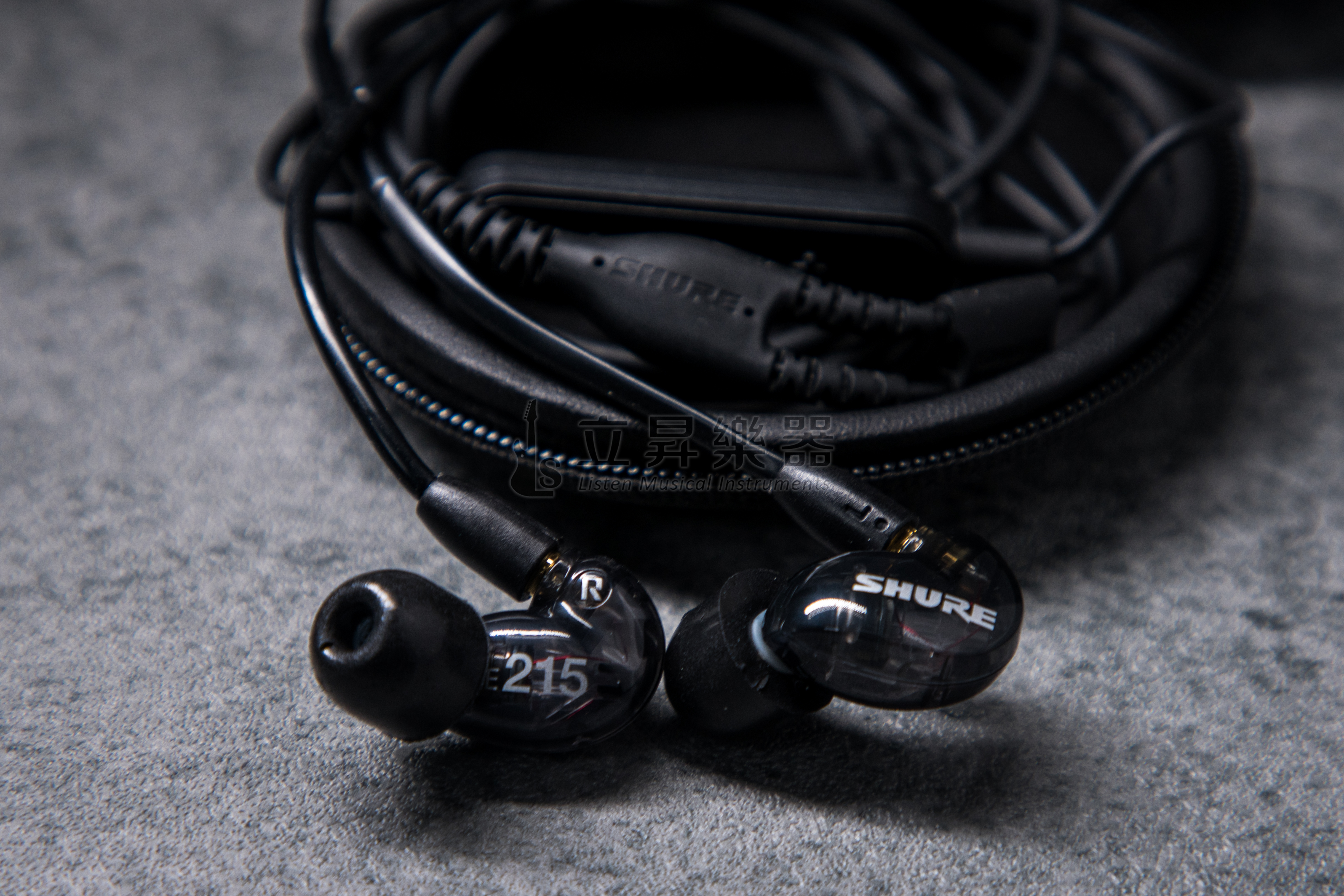 SHURE AONIC 215 通話監聽隔音耳機 線控 耳麥 監聽 監聽耳機 In ear monitor IEM 黑 白